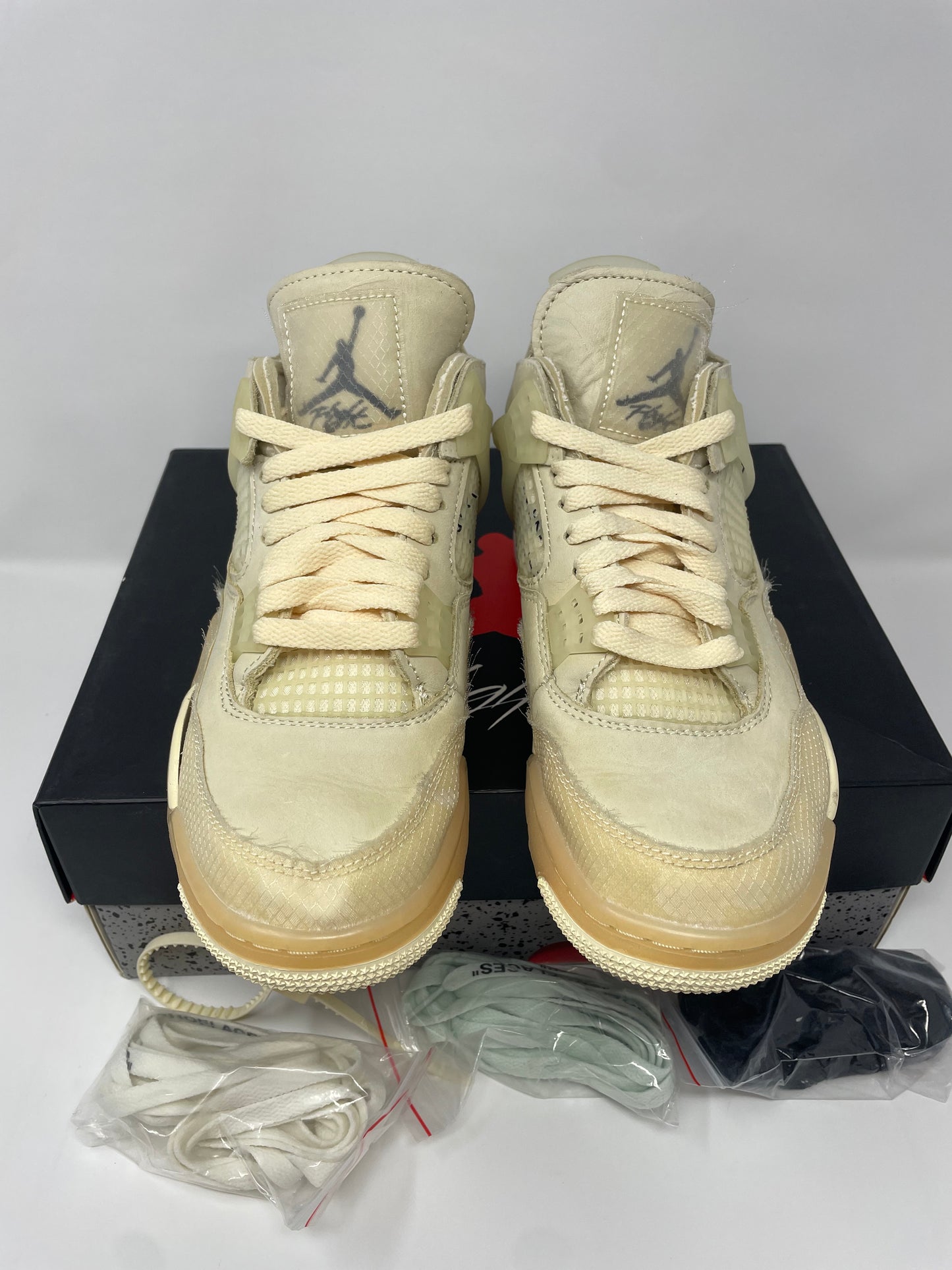 Off White Air Jordan 4 Sail