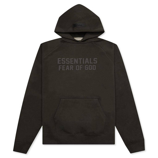 Fear of God: Essentials Hoodie “Off Black”