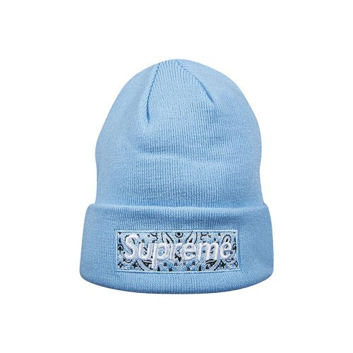 Supreme Beanie New Era Light Blue FW19