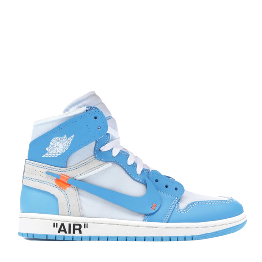 Off White X Jordan 1 High UNC