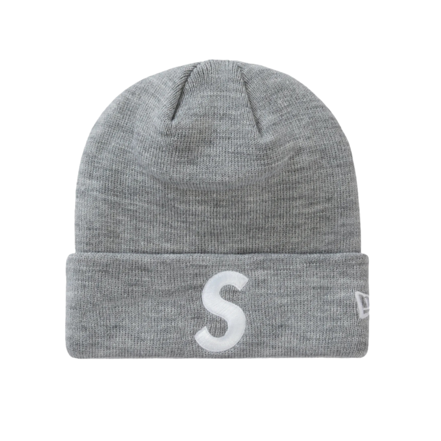 Supreme “S” beanie Heather Grey