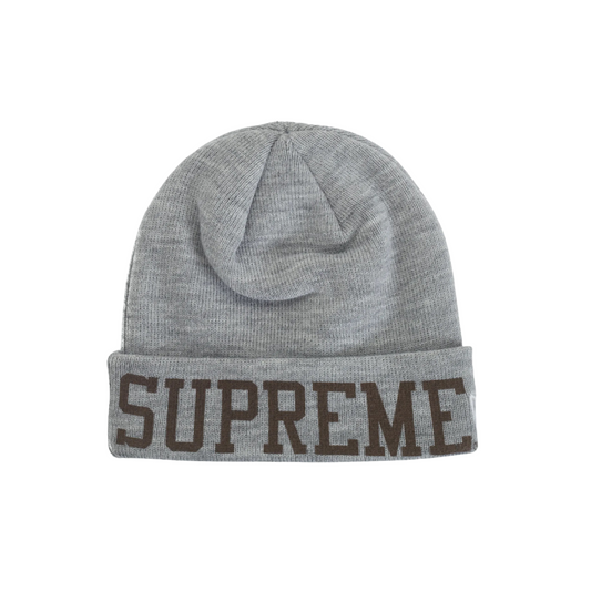 Supreme Grey Varsity Beanie