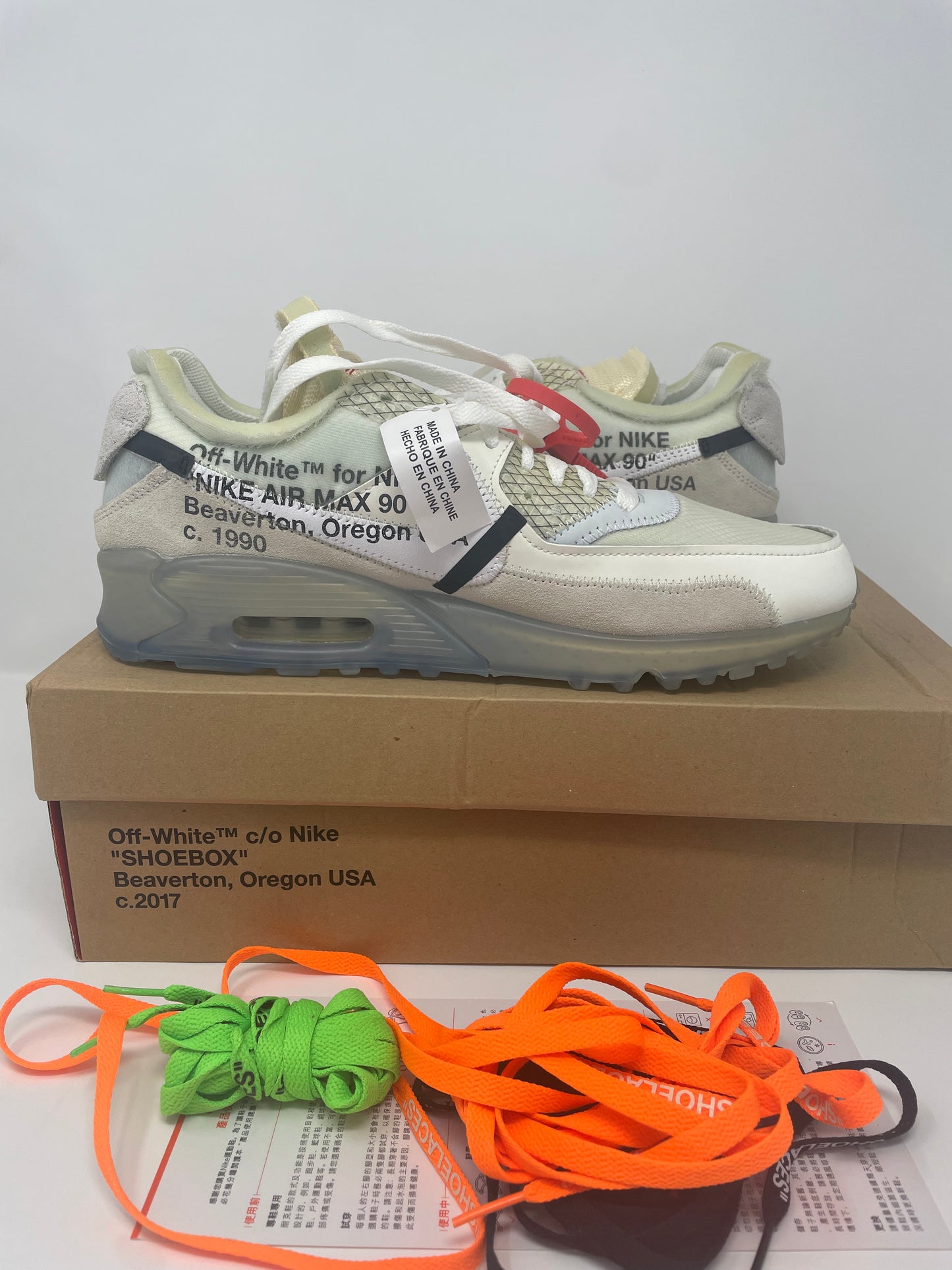 Off White Air max 90 “The Ten”