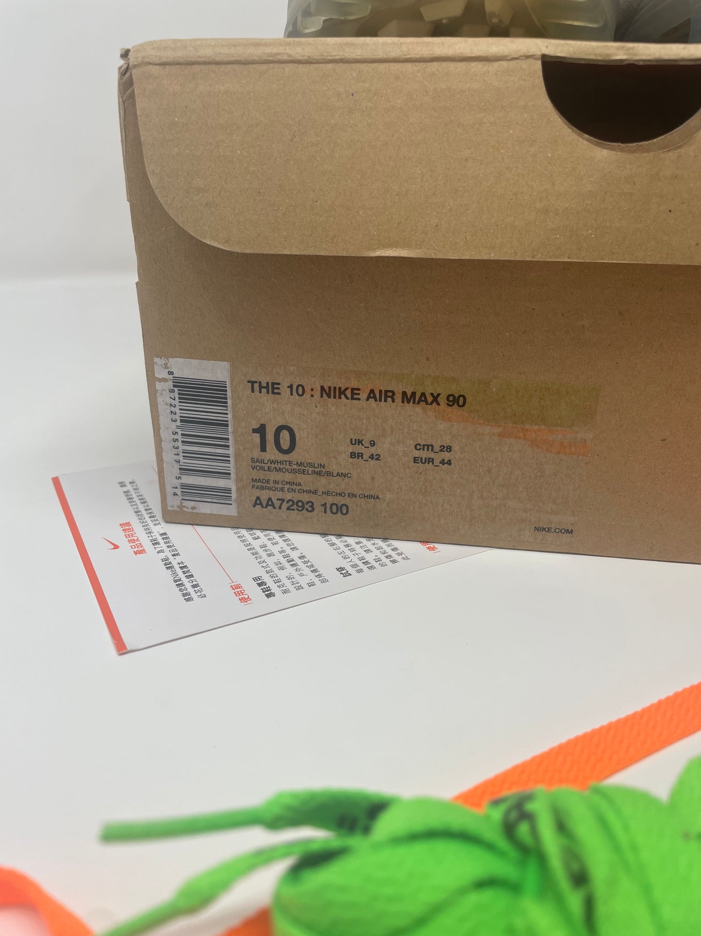 Off White Air max 90 “The Ten”